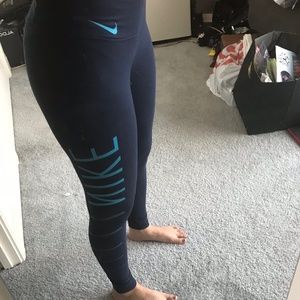 Nike Navy Blue Leggings